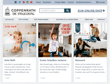 Tablet Screenshot of coppenrath.de